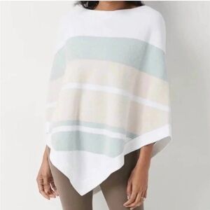 Barefoot dreams Striped Poncho